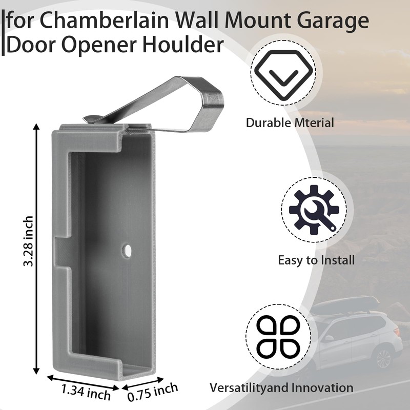 for Chamberlain Wall Mount Garage Door Opener Houlder, Wall Mount