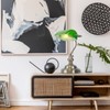 JCPYIUL Green Bankers Lamp with Pull Switch, Retro Desk Lamp