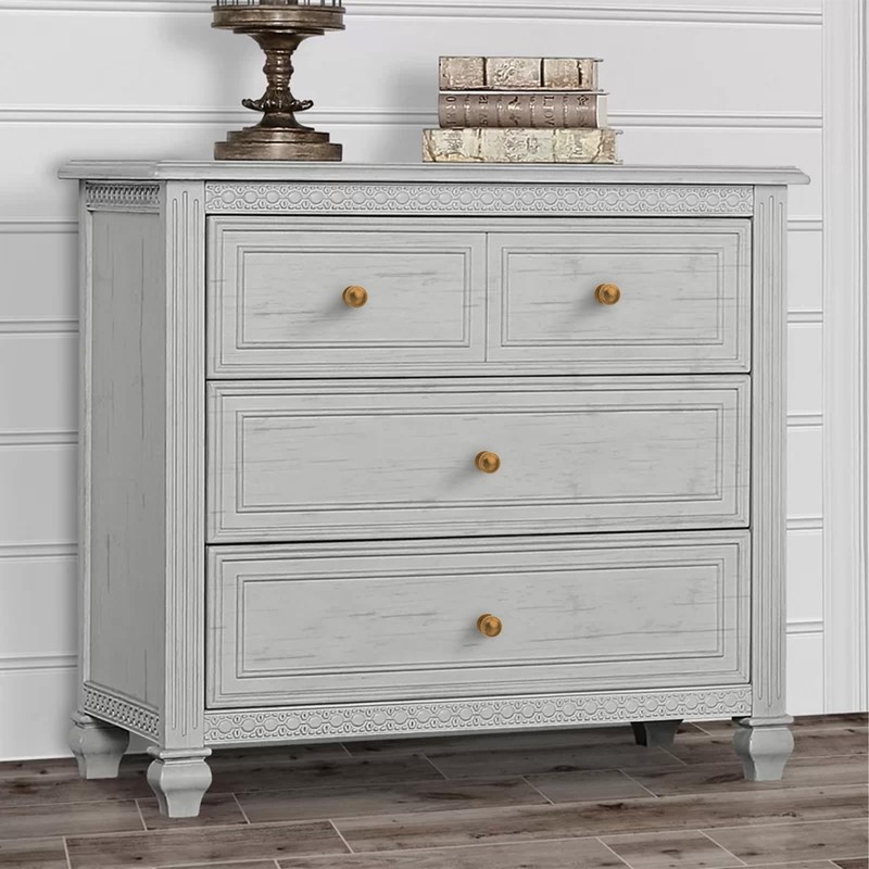 9BUILD 10 Pack Antique Brass Cabinet Knobs Single Hole Zinc