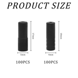 100-Piece Bicycle Brake Cable Cap And 100-Piece Transmission Cap, Anti-Rust And Durable Design, Bicycle Repair Accessories.