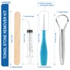 Tonsil Stone Remover Kit with Syringe and Tongue Scraper, Personal