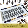 3D Magnetic Eyelashes with Eyeliner Kit - 7C SevenCrown Magnetic