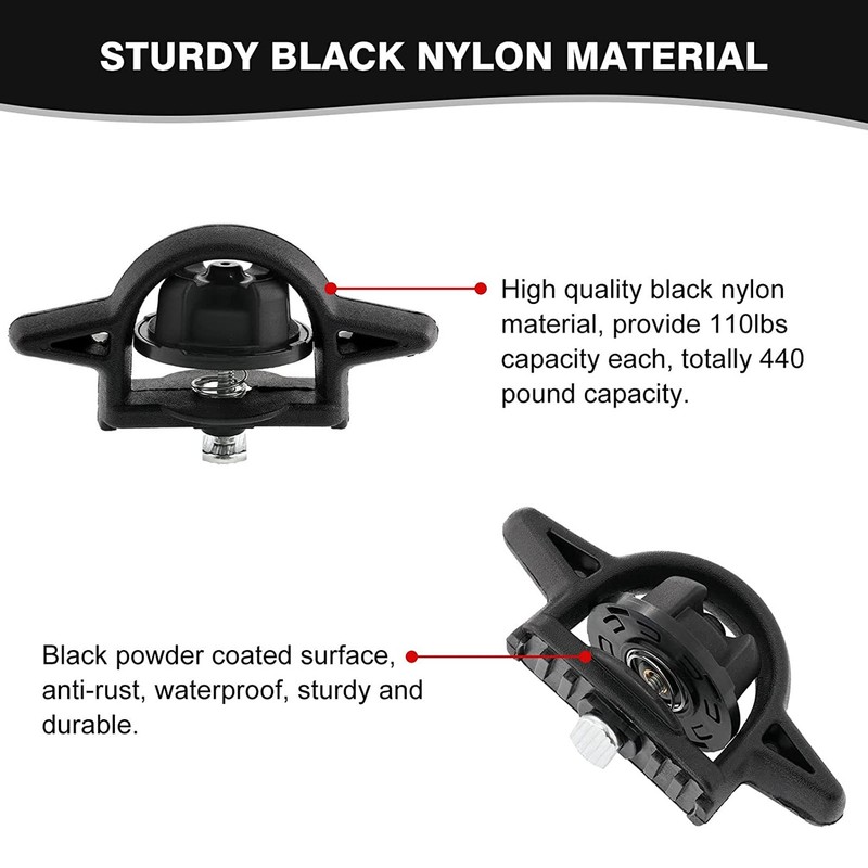 2PCS Tie Down Bed Cleat High Strength Replacement for Tacoma