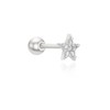 Basic Star Stone Silver Piercing OTEP24713N Plating Color / 베이직