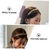 Vaguelly 4Pcs Leopard Wide Hair Hoops for Women Breathable Cloth