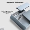 Swipecase® Aluminium Case with Double Compartment for Snus, Caffeine Snus