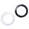 TUOREN 2 Pieces Drum Head Port Hole Cuttering Template Ring
