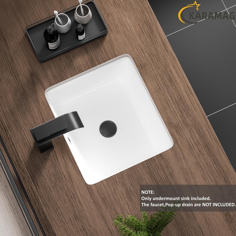 14 Inch Undermount Bathroom Sink Rectangle Small Undermount Sink White