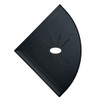 Tenedos Resin Decor 8 Inches Corner Shower Shelf – Black
