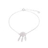 Sterling Silver Dream Catcher Adjustable Bracelet