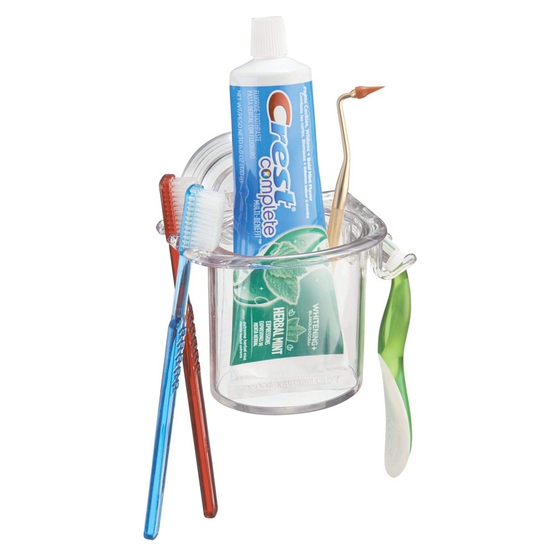 InterDesign Retro Shower Curtain + 12 Shower Curtain Roller Rings,