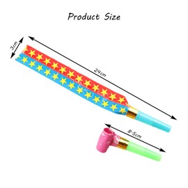 30 Pcs Party Blowers, Colourful Party Whistles, Party Blowers For Adults And Kids, Party Supplies For Birthday Party, Anniversary, Graduation, Wedding, Christmas