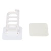 4 Hole Clothes Rack, Plastic Wall Mounted Clothes Storage Rack