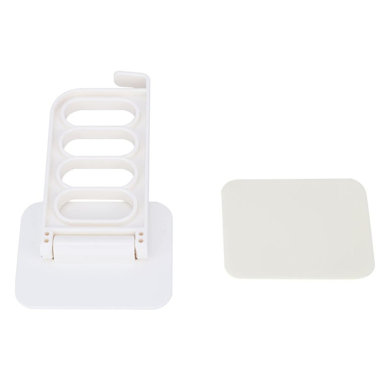 4 Hole Clothes Rack, Plastic Wall Mounted Clothes Storage Rack