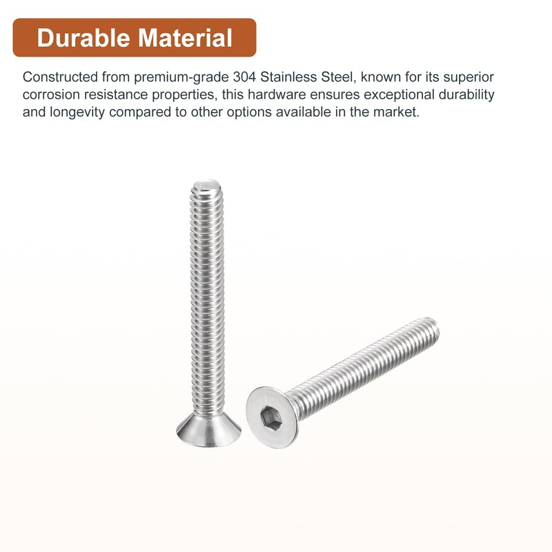 DTGN 1/4-20 x 2 Flat Head Socket Cap Screws, 25