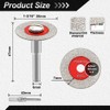 FOCSTOL Mini Diamond Glass Cutting Disc - 5pcs 30mm Glass