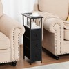 LOAKEKEL LOAKEKEL Narrow End Tables Living Room Set of 2