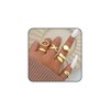 LunarCharm 6-piece set with chunky gold rings for women, gold-plated