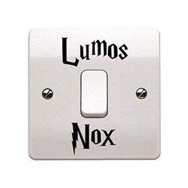 Lumos Nox (Light/Dark) Light Switch Sticker Vinyl Decal Child Room