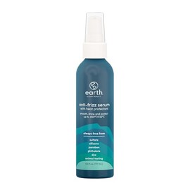 earth Suero antiencrespamiento, aceite para el cabello con argán y queratina vegana, suero ligero que proporciona protección térmica, seguro para todo