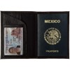 Porta pasaporte de piel genuina. Funda para pasaporte y visa