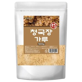 엄마애손 Domestic soybean Cheonggukjang powder, fermented Cheonggukjang bacteria culture purified product 500gX1 pack / 국내산 대두 청국장 가루 분말 발효 청국장균배양정제물 500gX1팩