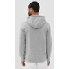 REIGNING CHAMP Men's Mid-Weight Terry Slim Hoodie, Hgrey, Grey, L