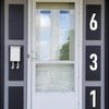 Iluminpro 8 Inch House Numbers, Aluminum Modern House Numbers for