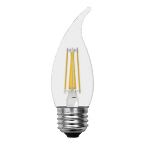 Current, powered by GE 23270 Clear Finish Dimmable Decorative Soft White LED 5 (60-watt Replacement), 500-Lumen Bent Tip Light Bulb with Medium Base, 2