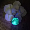 Collar De Luna Llena Brillante Brilla En La Obscuridad 3d