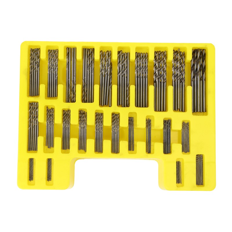 150PCs Spiral Drill Bit Mini Hole Opener Set Hardware Accessory