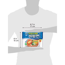Paldo Bibim Men Oriental Style Noodle 4.58 Oz(10 Pack)