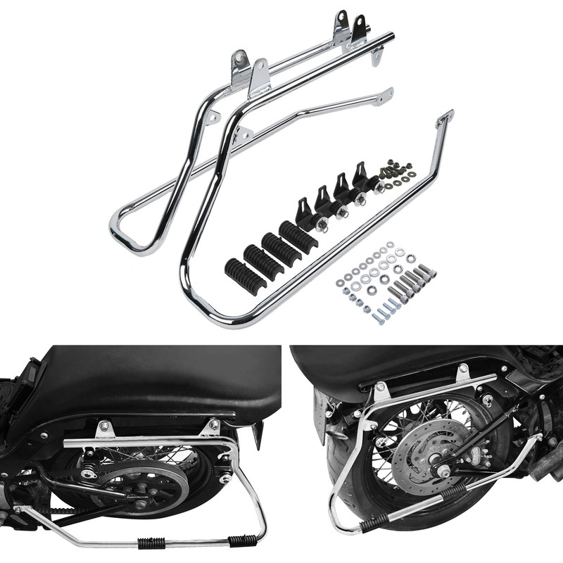 TCT-MOTORPARTS Heavy duty Saddle bag Conversion Brackets Set Fit for