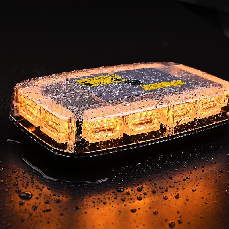 Nilight 12 Inch Roof Top Strobe Lights 48LED Hazard Light