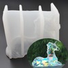 Casual Unicorn Shape Epoxy Resin Mold 4.7" x 3.9" x