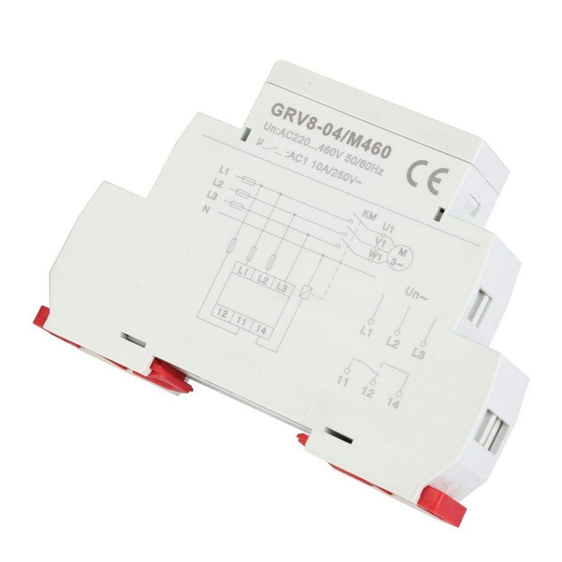GRV8-04 M460 Voltage Relay,3-Phase Voltage Monitoring Relay Phase Sequence Phase