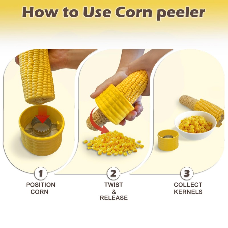 HavenNest Corn Peeler for Corn on the Cob, Peelers for