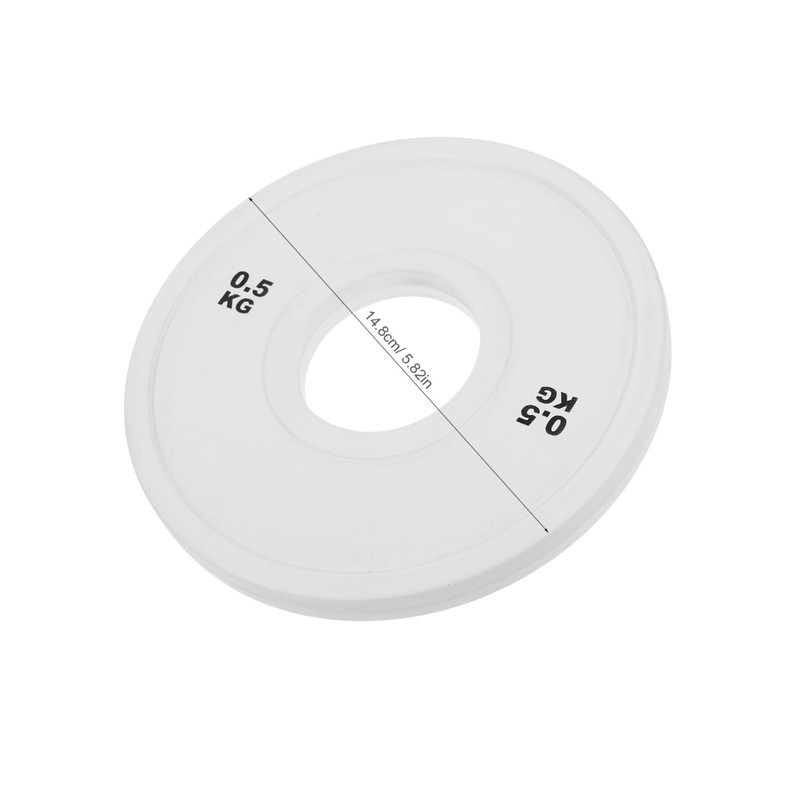 WOONEKY Weight Plates Rubber Barbell Plates for Home Gym Durable