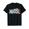 Easter Nurse With Stethoscope And Easter Eggs Nurse Easter T-Shirt