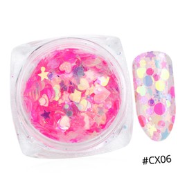Minkissy Nail Stickers Star Rhinestones Moon Sequins Glitter Nail Art DIY Manicure Accessories Manicure Decorations