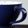 Now Designs14 oz Textured Latte Mug, Ink Blue