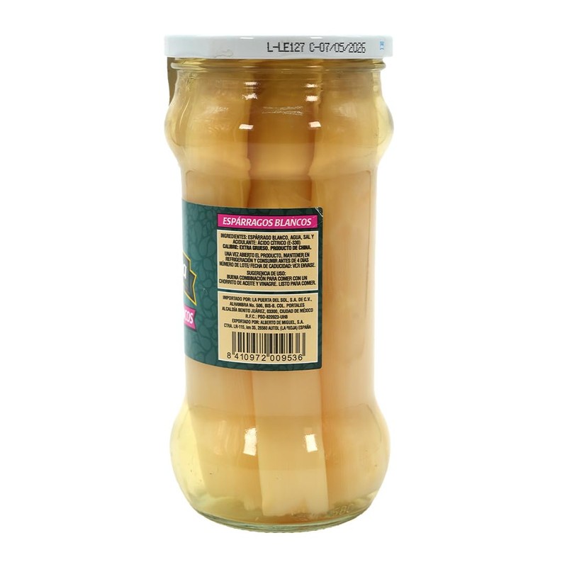 La Gitana Esparragos Blancos Extra En Frasco 540g