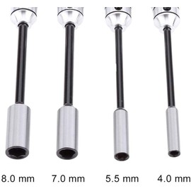 Nut Key Socket Screwdriver Hex Precision Nut Driver for RC 4 Pcs Set (0.2, 0.2, 0.2, 0.2, 0.3, 0.3, 0.3 inches (4