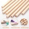 PRITOK Pack of 250 square wooden sticks: long wooden strips