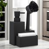 Dish Soap Dispenser with Brush Holder | Liquid Hand Soap