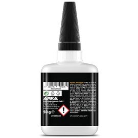 Ultra Liquid Super Glue – XXL 50g / 1.76oz – Extra Thin & Industrial Strength – Waterproof, Heat Resistant & Fast Setting – Anti-Clog Tip – KRAFTPROTZ Precision Glue for Plastic, Metal, Glass & Wood