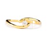 STORYJEWELLERY Hug Ring for Daughter, Bypass Promise Ring for Daughter,