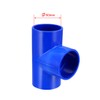 sourcing map 50mm Slip Tee PVC Pipe Fitting T-Shaped Coupling