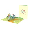 papercrush® Pop-up Card with Women's Bicycle - 3D Birthday Card