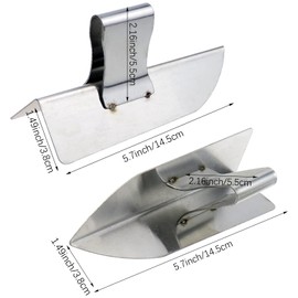 A Pair Drywall Corner Tool,Inner Outer Wall Corner Trowel Plastering Tool Perfect 90 Degree Right Angle when Mudding Drywall Plastering Around the Groove